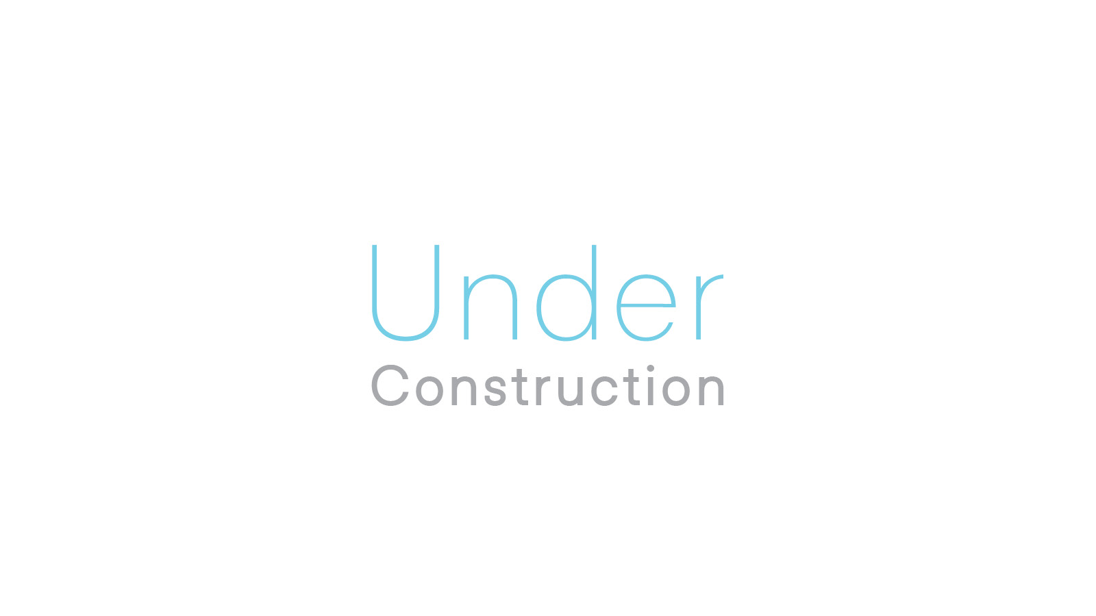 Under Construction